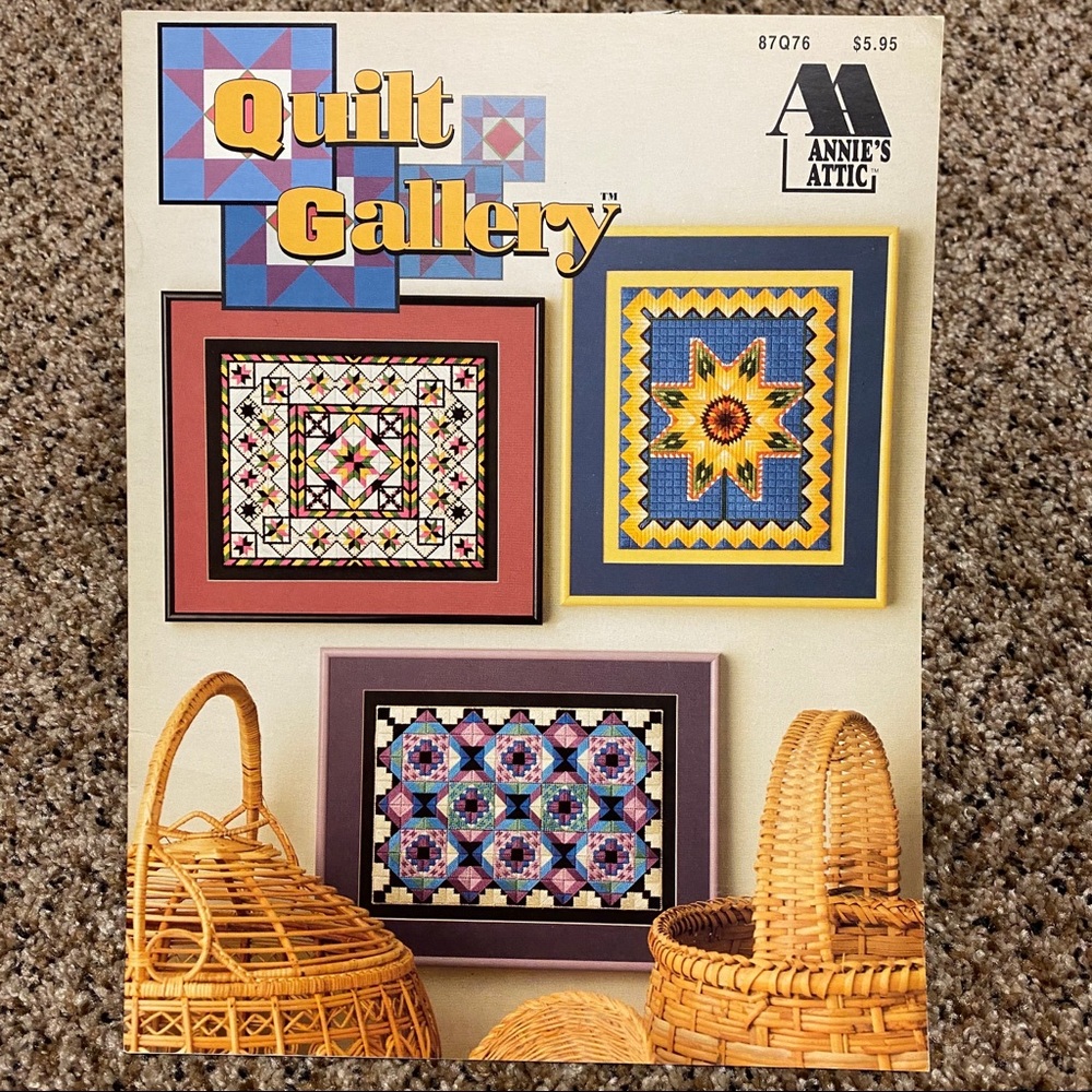Vintage Needlecraft Annie’s Attic #87Q76 Quilt Gallery Needlework Patter…